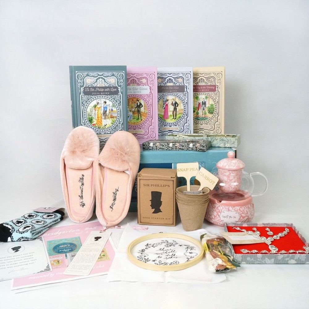 Once Upon a Book Club Complete Bridgerton Series-Books and Gifts-Signed by Julia